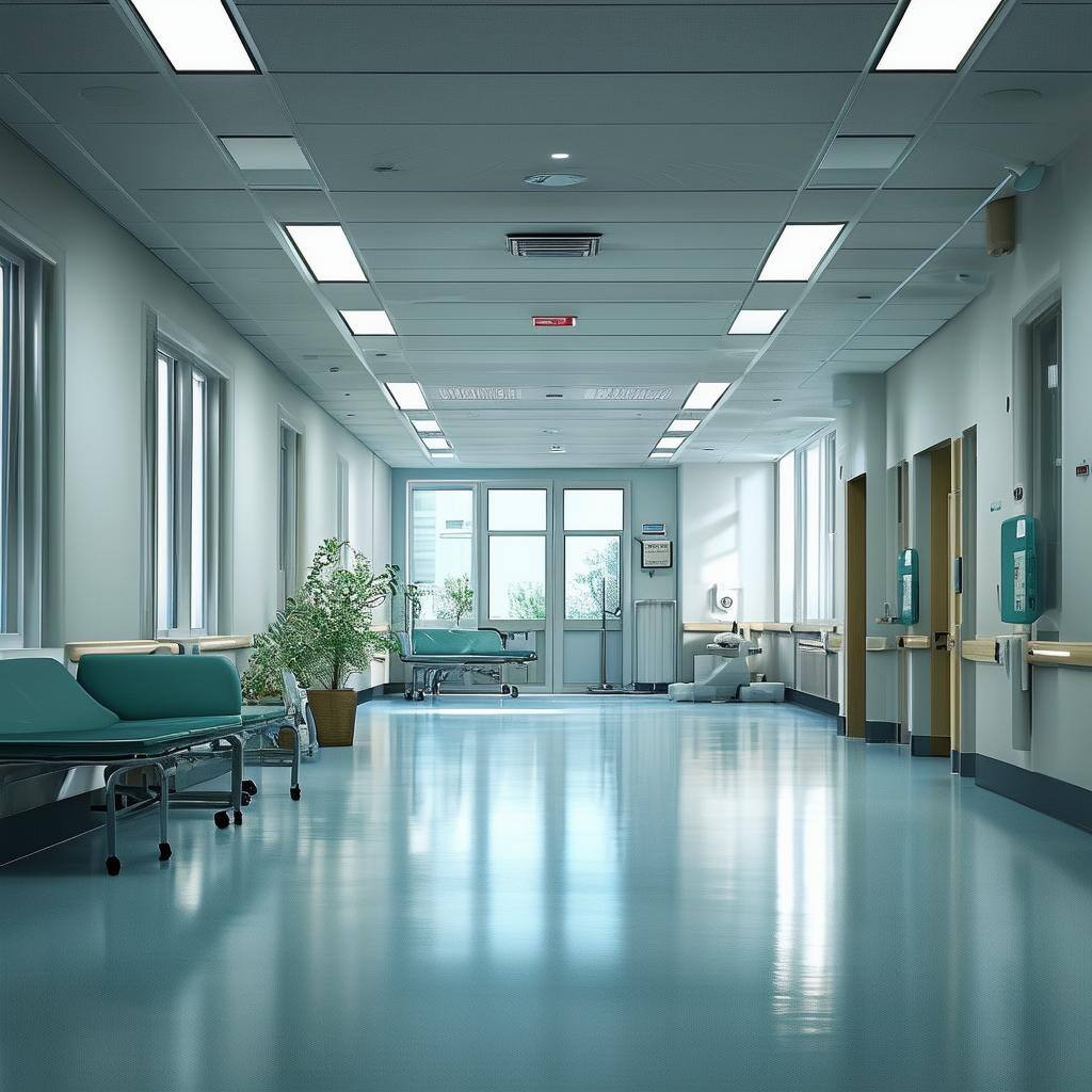 inside of a nice hospital